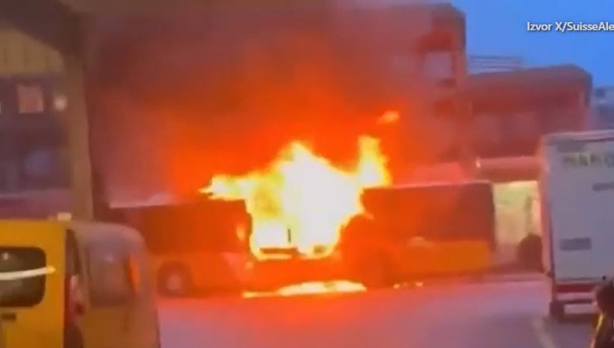Švajcarska: Požar u autobusu, najmanje šest ljudi poginulo
