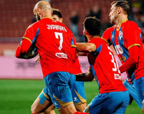 Славље у свлачионици Борца након побједе у Сарајеву