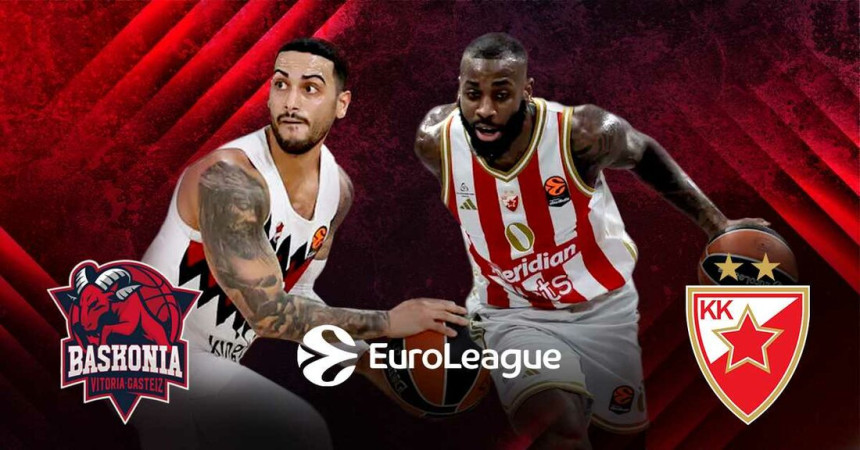 Košarkaši Crvene zvezde pobijedili Baskoniju