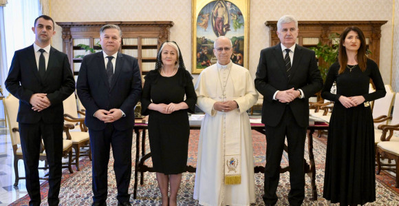 Кришто и Човић код папе: Позвали га да посјети БиХ и Мостар