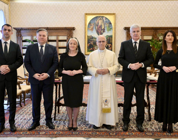 Krišto i Čović kod pape: Pozvali ga da posjeti BiH i Mostar