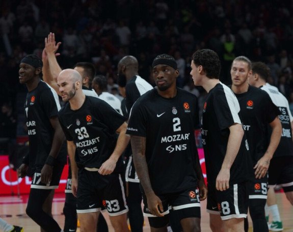 Košarkaši Partizana poraženi od Efesa u 36. kolu Evrolige