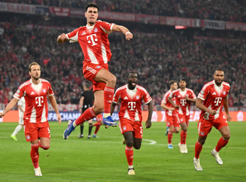 Бајерн и Арсенал у полуфиналу Лиге шампиона