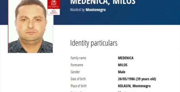 Miloš Medenica boravio na mjestima poznatim policiji