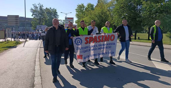 "Спасимо жељезару, радна мјеста и темељ индустрије"