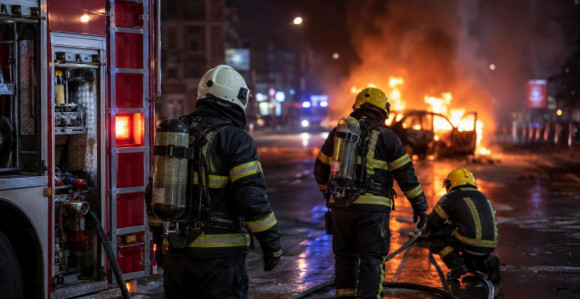 U Doboju zapaljen automobil, policija traga za izvršiocem