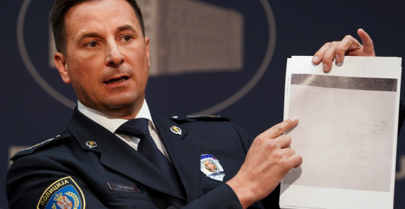 Pretres stana i službenih prostorija Veselina Milića