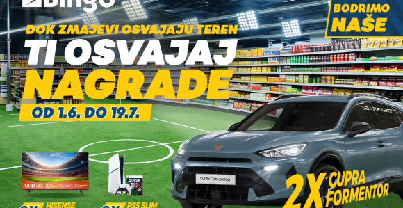 Bingo pokrenuo veliku nagradnu igru “Bodrimo naše”