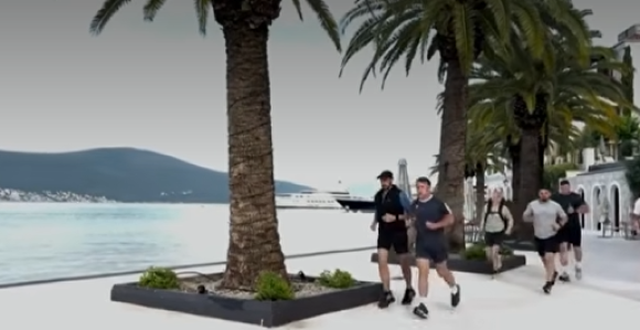 Makron jutros džogirao u Tivtu (VIDEO)