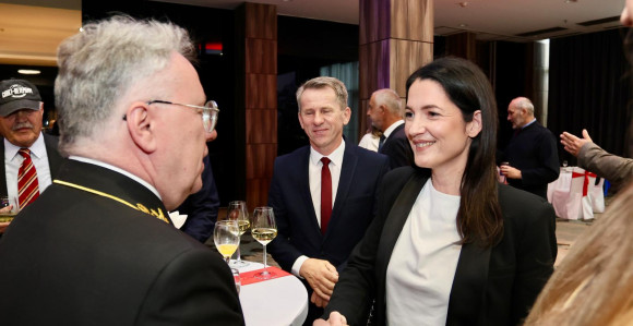 Jelena Trivić na prijemu kod ruskog ambasadora