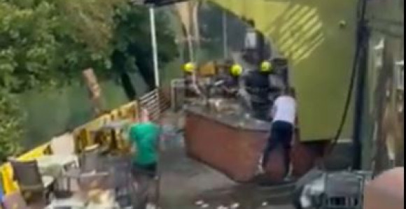 Banjaluka: Požar u restoranu, plinska boca eksplodirala?