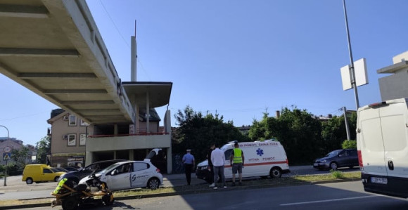 Sudar automobila i kosilice na tranzitu u Banjaluci