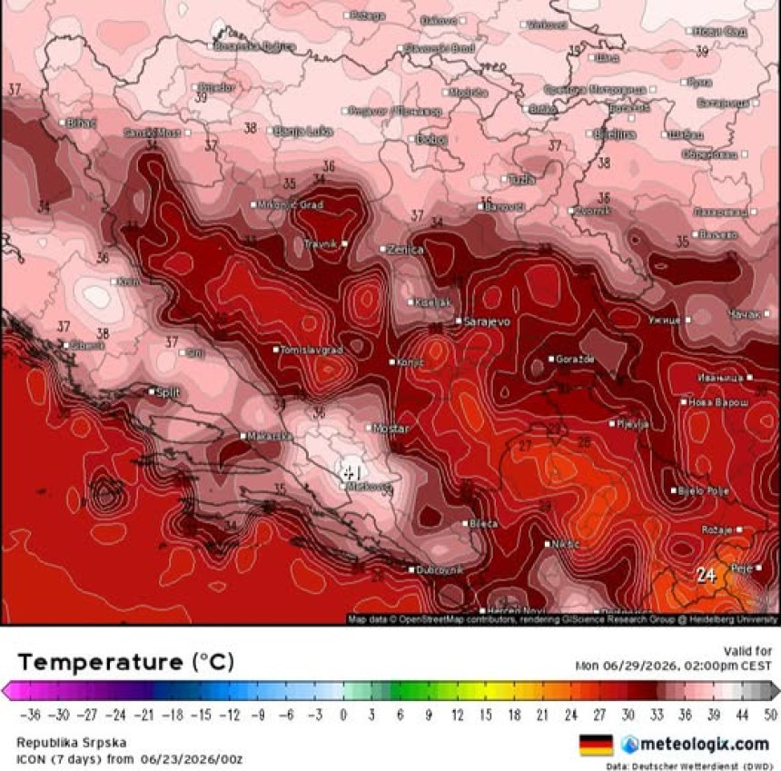 Paklene vrućine: Uskoro 42 stepena i tropske noći