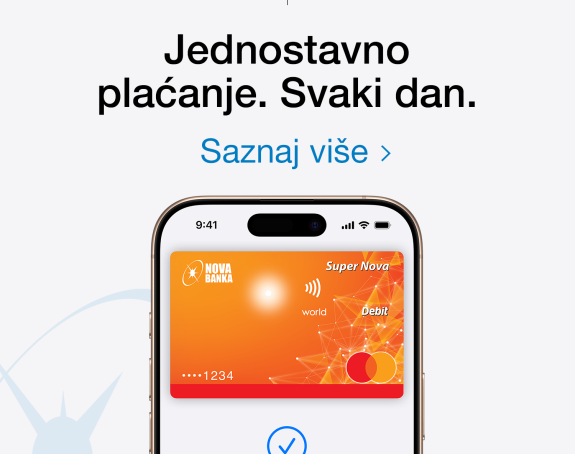 Nova banka donosi Apple Pay svojim korisnicima u Bosni i Hercegovini