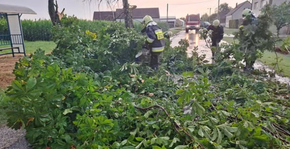 У Хрватској олујни вјетар чупао стабла и рушио кровове