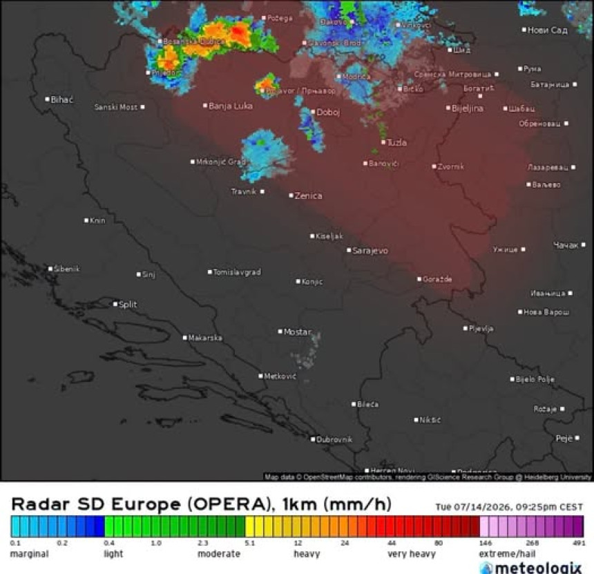 Упозорење на врло топло вријеме, могуће и локалне непогоде