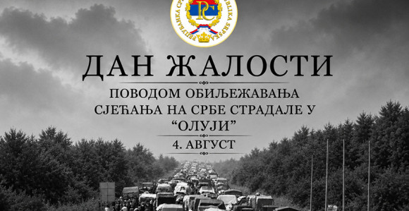 U Srpskoj danas Dan žalosti zbog stradanja Srba u "Oluji"