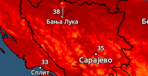 Novi toplotni talas od nedelje, očekuje nas oko 40 stepeni