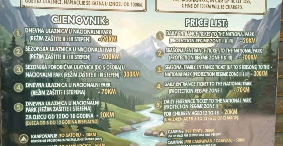 Vlast ima mjere kako otjerati turiste iz NP "Sutjeska"?!