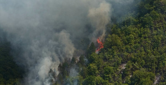 Požar kod Konjica aktivan, na terenu i helikopteri