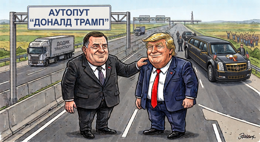 Dodik predlaže da se auto-put Banjaluka-Bijeljina zove „Donald Tramp“?!