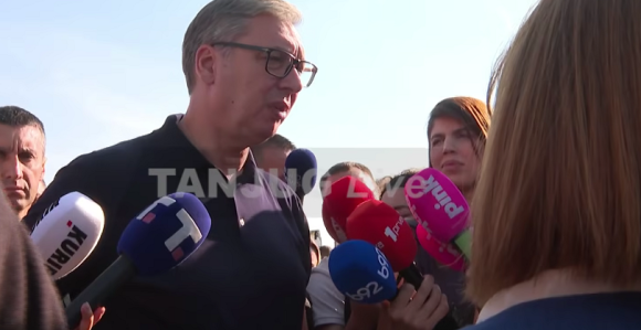 Вучић обилази радове на ауто-путу Кузмин-Сремска Рача