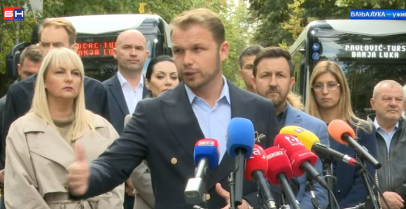 Električni autobus stigao u Banjaluku (UŽIVO)