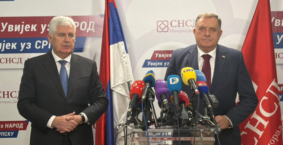 Sastanak SNSD-a i HDZ-a u Banjaluci: Dodik i Čović poručili - nezaobilazan su faktor u formiranju vlasti