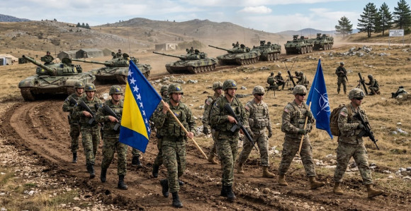 Na Manjači najveća vojna vježba pripadnika OS BiH i NATO-a