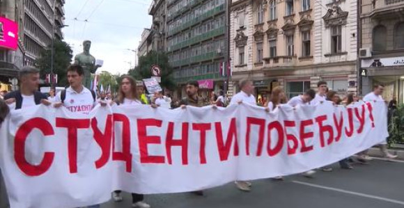 Studenti se prvi put oglasili nakon pobjede na izborima