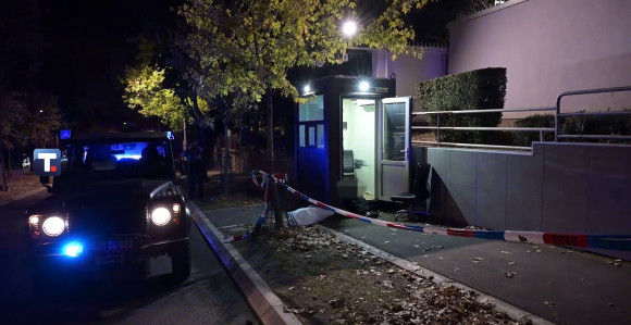 Teroristički napad ispred ambasade Izraela u Beogradu