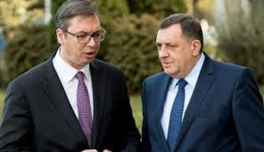 Vučić sa Dodikom u Beogradu
