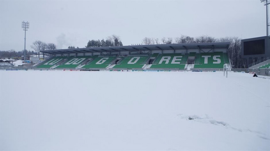 "Ludogorec Arena" i dalje pod snijegom!