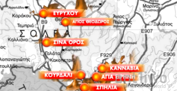 Bjesni požar na Kipru, stradali vatrogasci