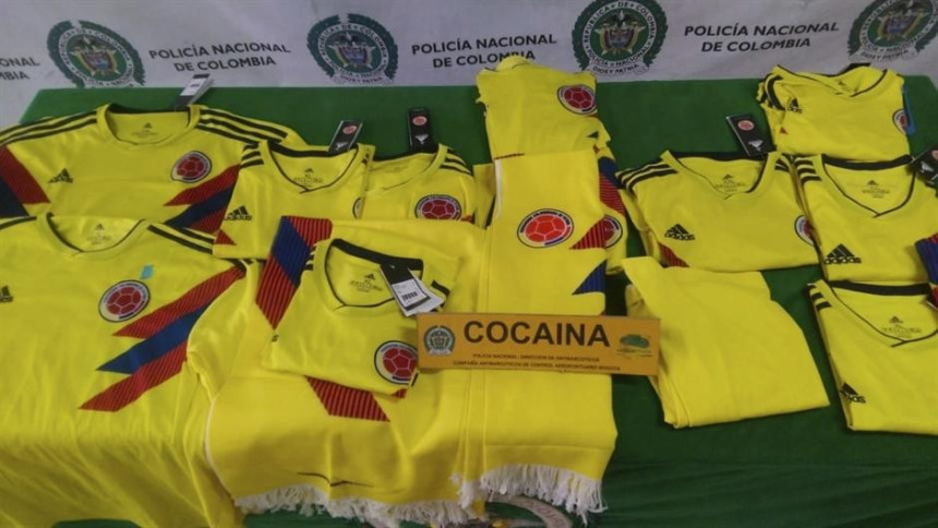 Kolumbijski dresovi natopljeni kokainom!