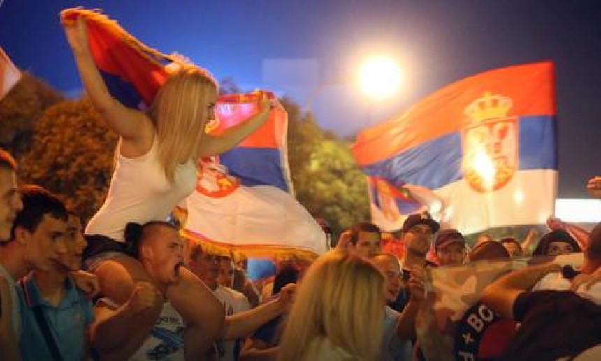 Srpska slavila zlato srpskih vaterpolista