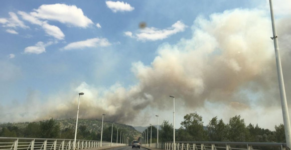 Požar se širi prema Čapljini 