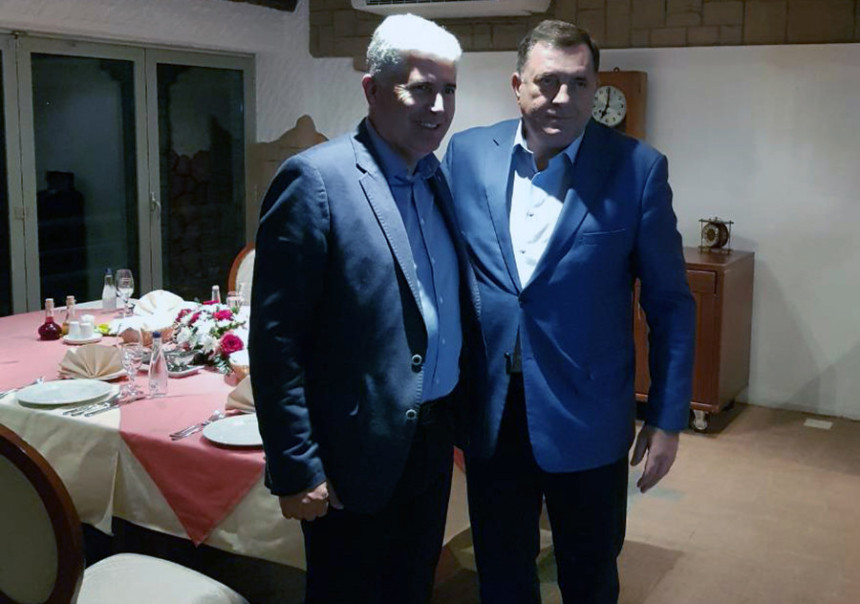 Neformalni susret Dodika i Čovića