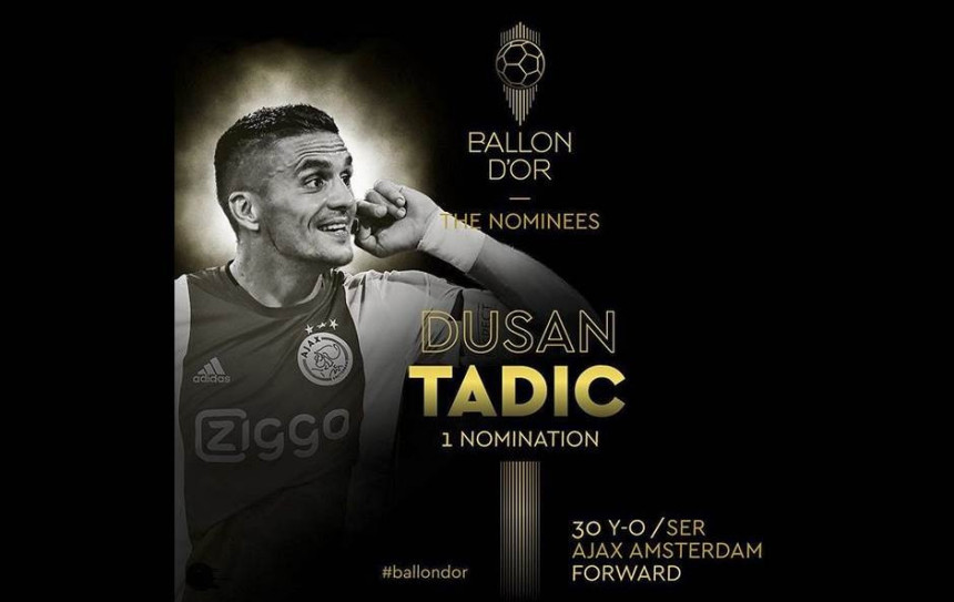 Za ''Zlatnu loptu'' se bore: Mesi, Ronaldo, Mbape, Van Dajk i Tadić!