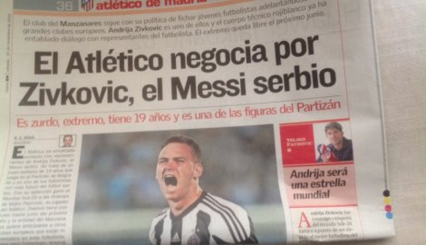 АС тврди: Атлетико жели ''српског Месија''!