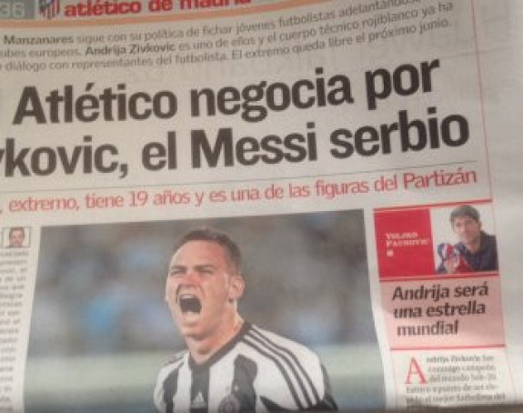 AS tvrdi: Atletiko želi ''srpskog Mesija''!