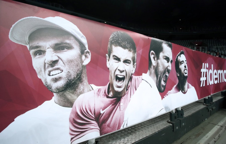 Hrvati se nadaju vođstvu na startu finala Dejvis kupa!