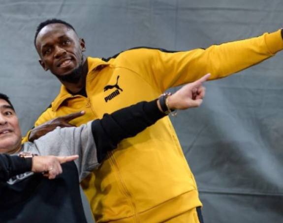 Kakav spoj: Bolt i Maradona?!