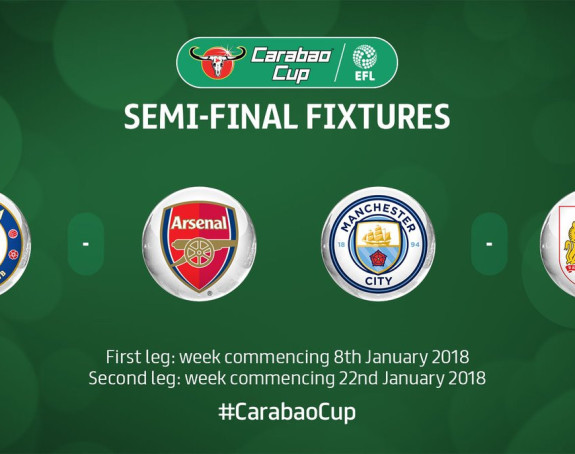 ЛК - 1/2-финале: Лондонски дерби, Бристол опет са Манчестером!