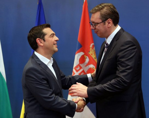 Vučić sa Ciprasom u Beogradu