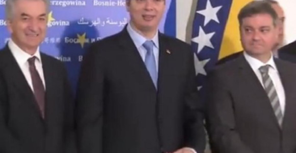 Vučić i Šarović uoči sastanka