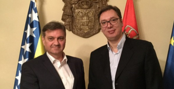 Radna večera BH delegacije i Vučića