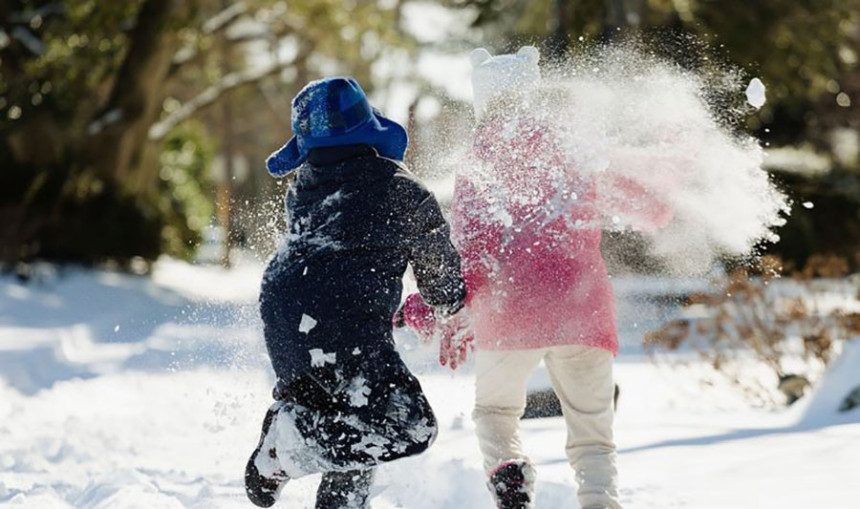 Bijeli pokrivač u "gradu grijeha"