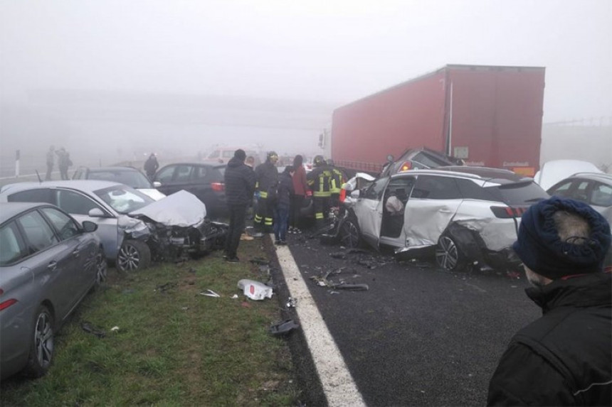 Lančani sudari, 40 povrijeđenih 