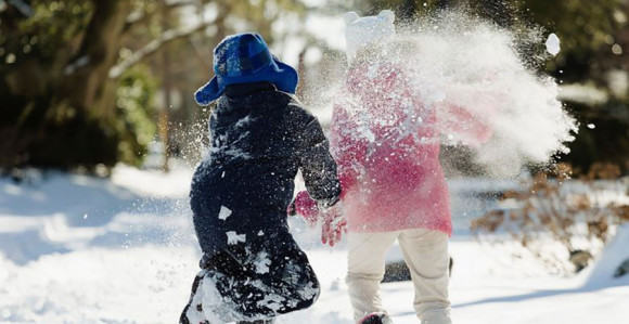 Bijeli pokrivač u "gradu grijeha"